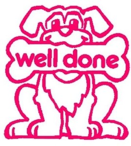 Self inking teacher reward xstamper stamp assisted work T.A