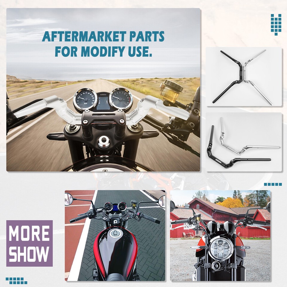 Adjustable Handlebars Handle Bar Handlebar for Kawasaki Z900RS Z950RS