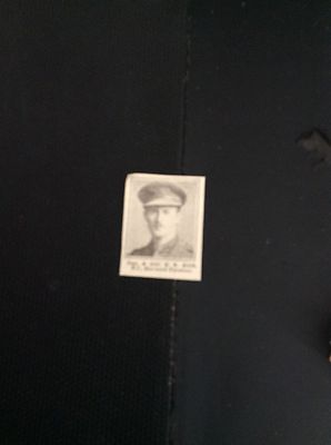M5-5 ephemera  WW1 1918 small picture capt k n bion sherwood foresters