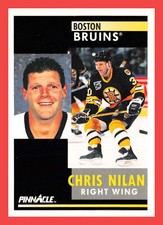 Chris Nilan #289 1991-92 Pinnacle Boston Bruins