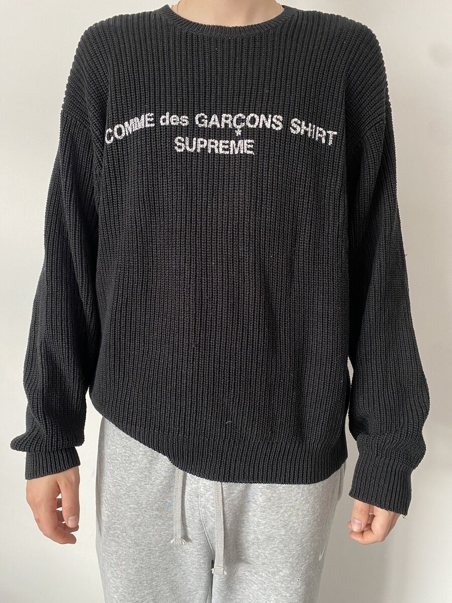 supreme - comme des garçons FW18 knitted oversized sweater supreme - comme des garçons FW18 knitted oversized sweater