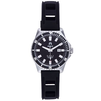 Shield Reef Armband Uhr Mit / Datum - Schwarz