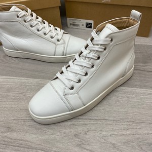 christian louboutin white trainers