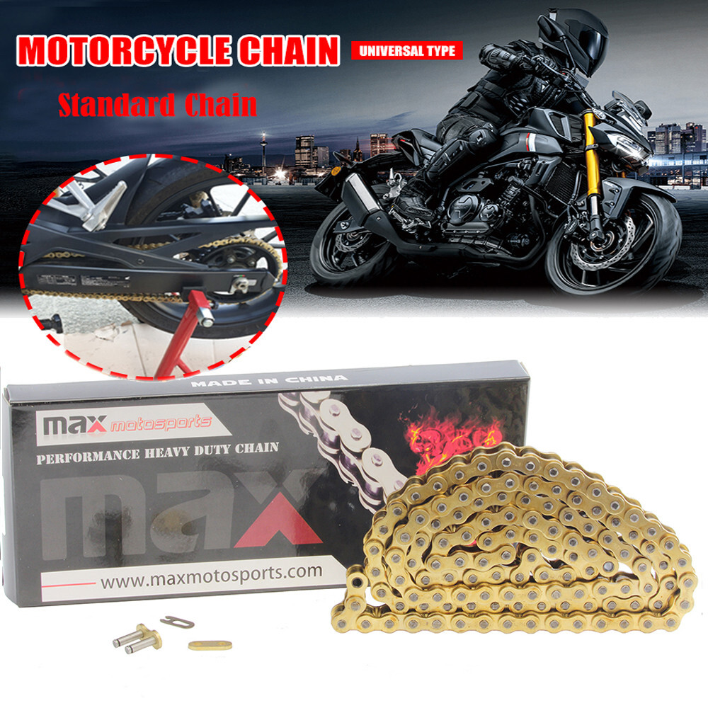 Gold 420 Standard Drive Chain 108 Links for Honda Grom 125 Super
