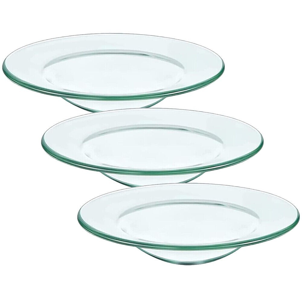 3pcs Clear Round Wax Warmer Bowls - Washable Multi-Use Replacement