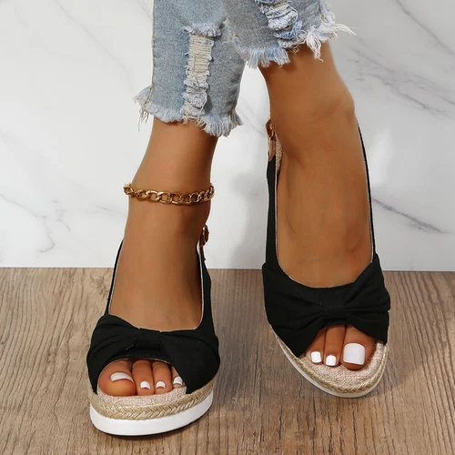 Womens Wedge Sandals Platform Espadrilles Sandal Summer Beach Anti Slip Shoes - Picture 10 of 56