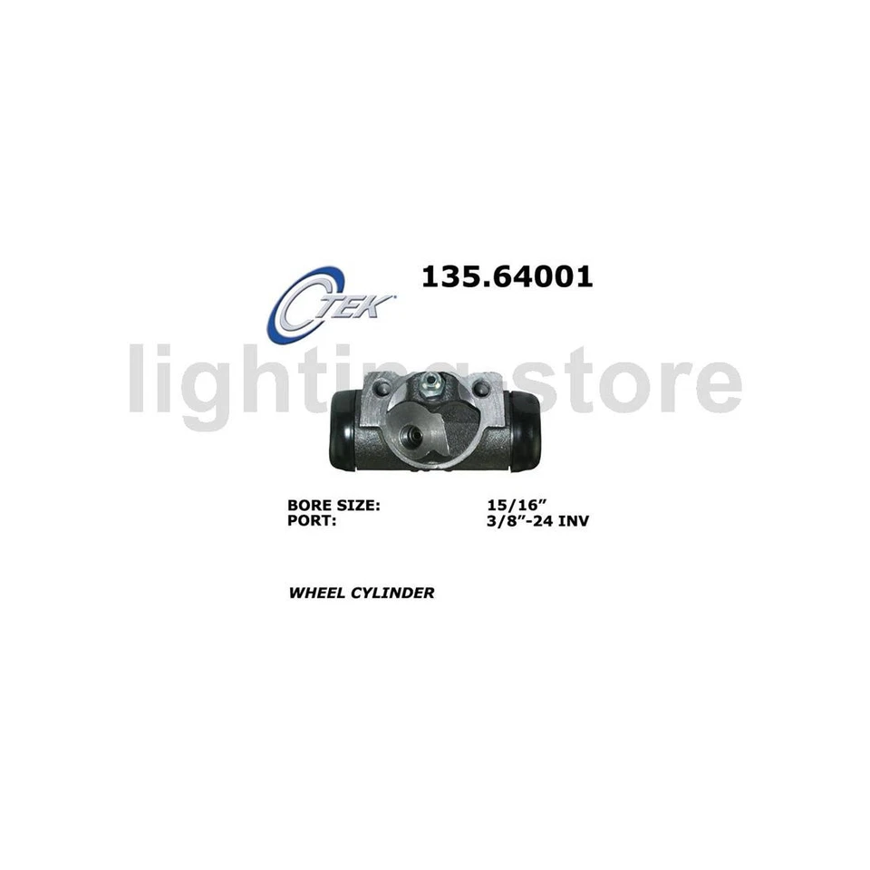 2 cilindros de rueda de freno de tambor trasero para Ford Ranchero 1957 1958 Ford Ranchero Foto 3 de 4