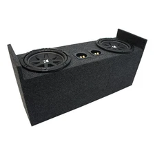 87-06 Jeep Wrangler YJ TJ Kicker Comp C10 Dual 10" Custom Sub Box Final 2 Ohm