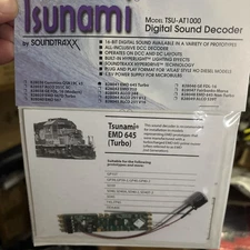 Soundtraxx Tsunami TSU AT1000 EMD 645 Turbo