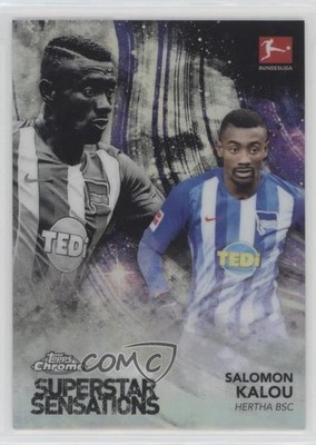 2018-19 Topps Chrome Bundesliga Superstar Sensations Salomon Kalou #SS-SK 0l2