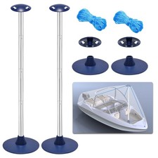 GOOSO 2 Pack Boat Cover Support Poles Height Adjustable blue