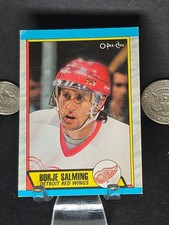 1989-90 O-Pee-Chee Borje Salming #278 Detroit Red Wings HOF Legend - FREE SHIP!