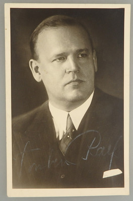 Autogramm schwedischer Opernsänger Thomas Ralf um 1935 (131643)
