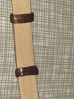 Women's Ellen Tracy Genuine Italian Leather 1" Belt One Size Brown Textured — photo 7