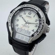 CASIO Analog Digital Watch WS-300 Men 100m Si...