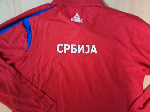 FELPA MAGLIA UFFICIALE SERBIA PEAK MANICHE LUNGHE! - Foto 8 di 8