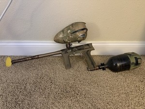 Planet Eclipse Etha 3 HDE Earth Camo Marker + Dye R2 Loader + HK Army Air Tank