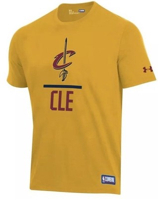 Under Armour Men s Cleveland Cavaliers Cavs Basketball Lock Up Shirt XL NBA