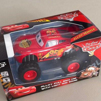 Pull Back Cartoon Rennwagen Spielzeug mit Licht & Sound - Kinder Fahrzeug Geschenk