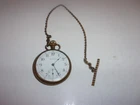 Vintage Waltham Pocket Watch With Separate Second Hand Repair or Parts Face Crac