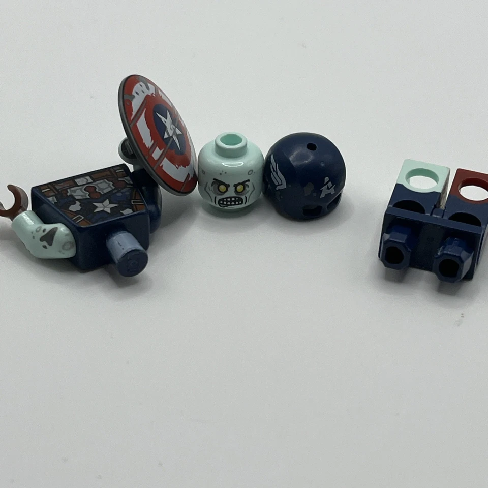 LEGO Marvel Studios - Capt AMERICA Zombie minifigure - 71031 - What if? series - Image 3 of 3