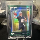 2024 Panini Donruss Optic - Rated Rookie Drake Maye #229 Green Hyper Prizm (RC)