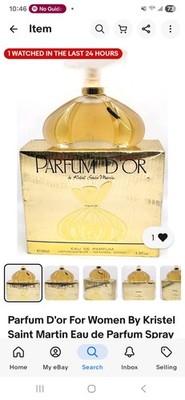 Parfum D'Or De Kristel Saint Martin EDP Spray 3.3 FL. OZ. NWB