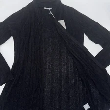 Alashan Cashmere Cardigan Duster Black S;NWT