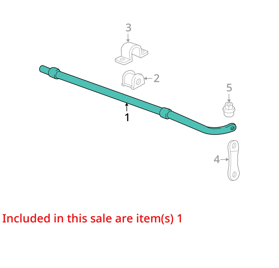 Barra estabilizadora trasera Mercury Mountaineer 2006 4x4 fabricante de equipos originales 133 k millas - LKQ423766787 Foto 4 de 4