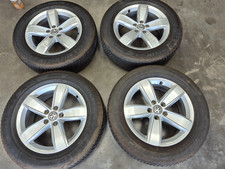 4x GENUINE VW TIGUAN AUDI Q3 17" ALLOY WHEELS MICHELIN ALPIN WINTER TYRES