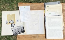 1961 Vintage BP British Petroleum Letter Documents Reports Photos Collection Lot