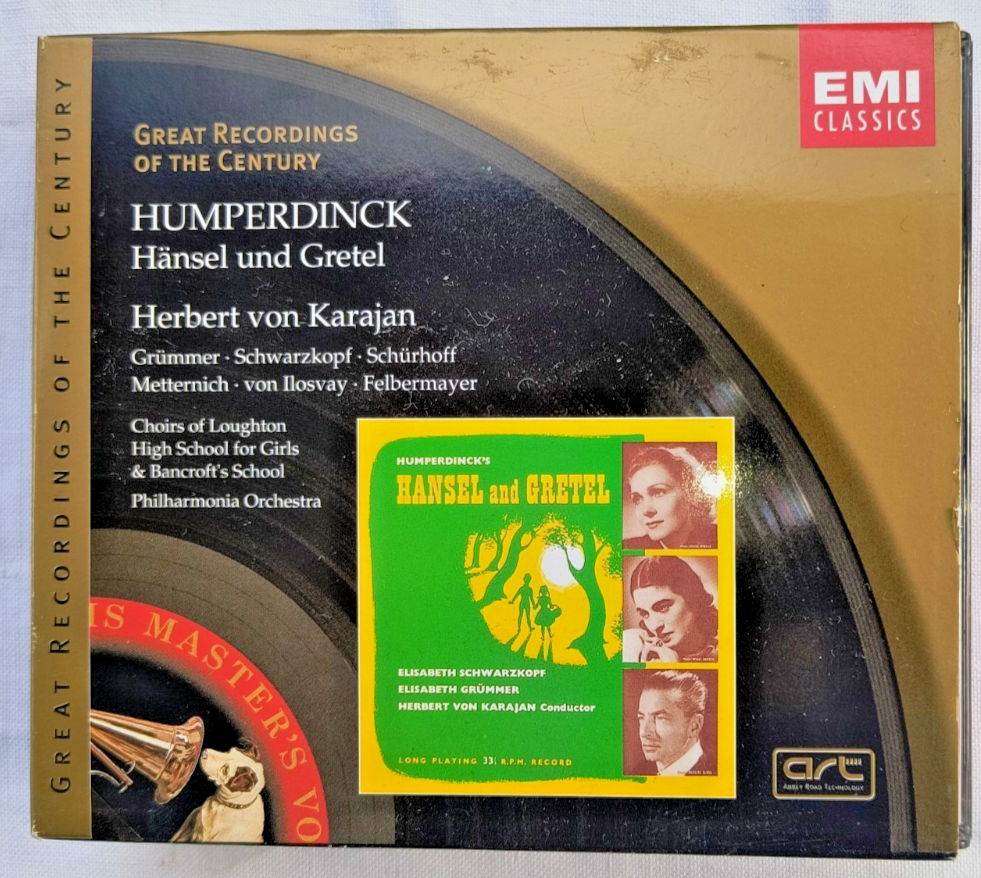 ENGELBERT HUMPERDINCK ""HANSEL UND GRETEL"" 1999 2x CD VON KARAJAN SCHWARZKOPF