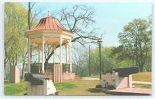 Postcard Cannons from CSS Chattahoochee Mounted Civil War Columbus Georgia