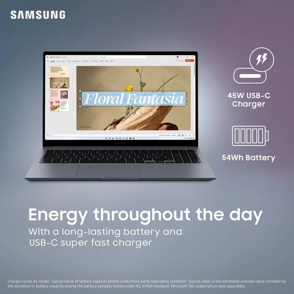 Brand New Samsung Galaxy Book 4 2024 Intel Core I5 8GB 256GB Laptop - Grey - Image 4 of 4