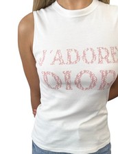 DIOR JADORE タンクトップノースリーブ コットン トロッター Dior Casual Tank Tops for Women for sale | eBay