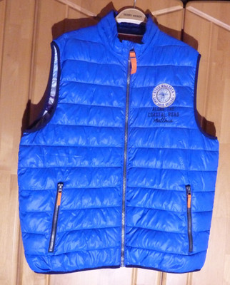 CAMP DAVID Weste Freizeit Blau Gr. L XL 54