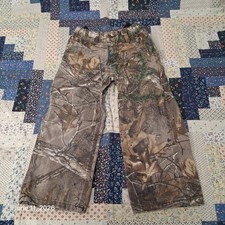 Carhartt Realtree Camo Pants Youth Size 4 Carpenter Pockets Canvas