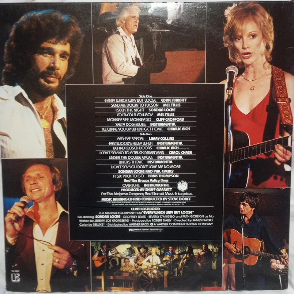 Every Which Way But Loose - Motion Picture Soundtrack LP Vinyl Record Album - Image 4 of 4