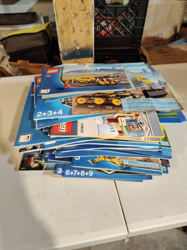 Huge LEGO Instruction Manual, City and World City 2000's - See Pictures