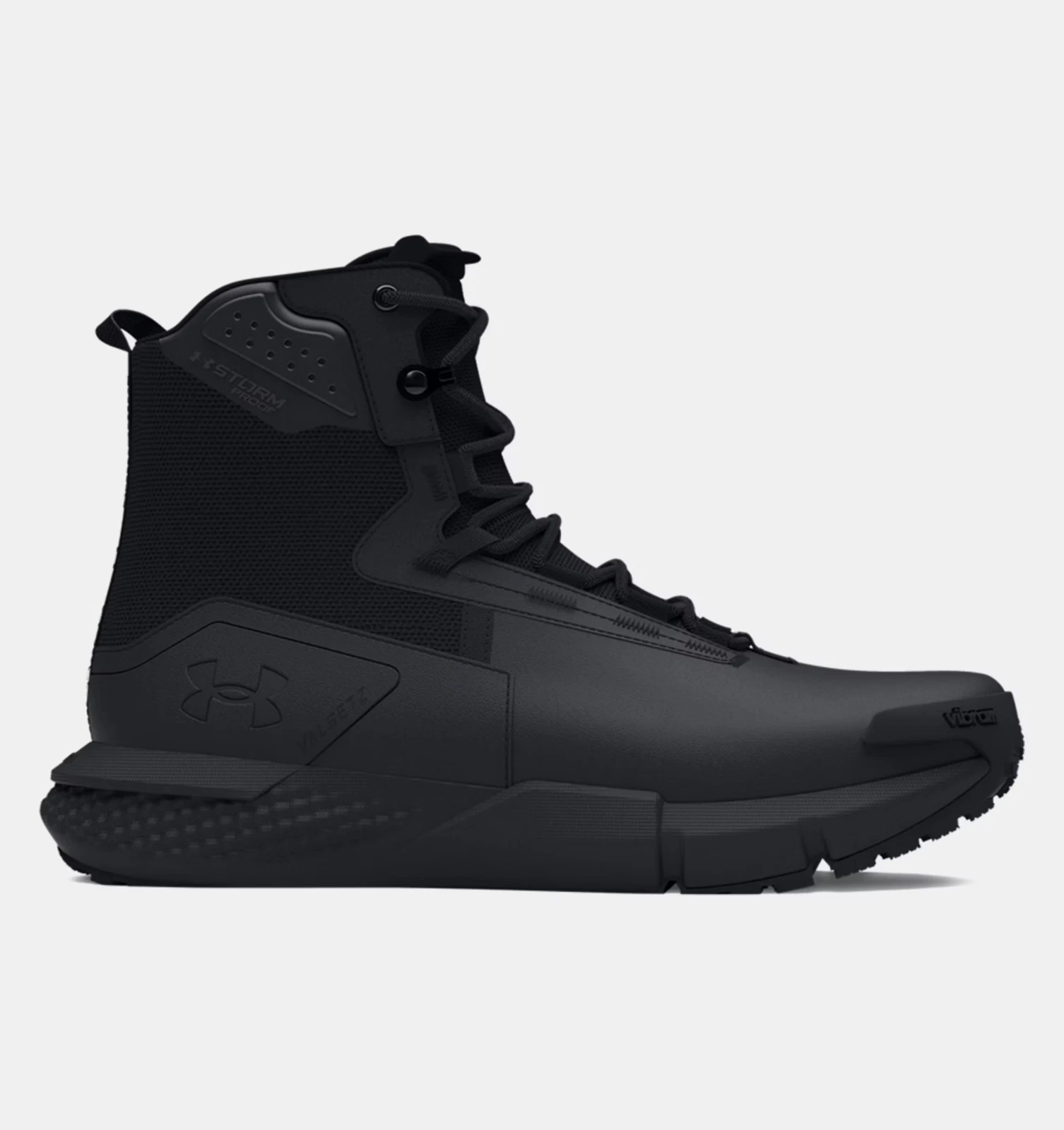 Under Armour Men's UA Valsetz Waterproof Zip Shoes in Black