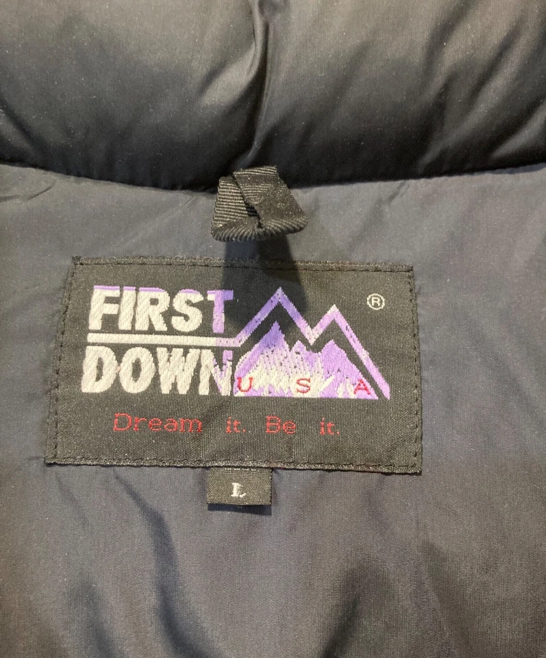 FIRST DOWN Short down jacket Size: L Black Men FD-94014 - Image 3 of 4