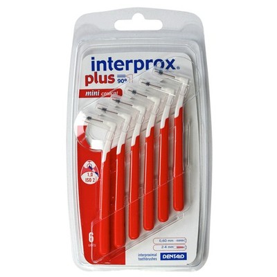 interprox plus mini conical rot Interdentalbürsten, Zwischenraumbürsten, 6 Stück