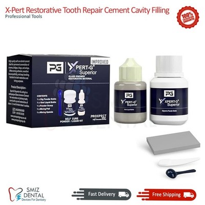 X-Pert Dental Zahnreparaturset Hohlraumfüllung Zement starke Zähne fixieren