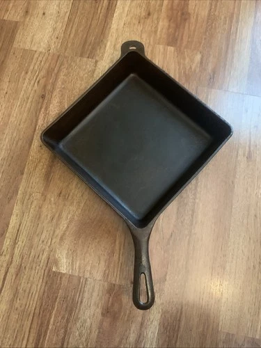 Griswold Square Utility Skillet Small Logo P/n 768 Cast Iron Fry Pan Erie,PA