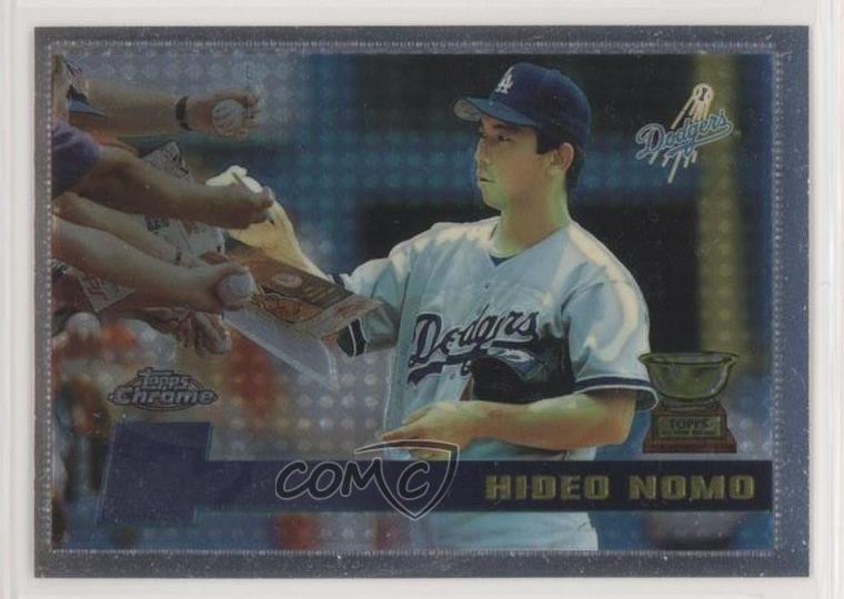 1996 Topps Chrome Hideo Nomo #37 0ha3