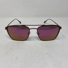 Maui Jim Ebb & Flow MJ542-07M 54/20 MATTE Burgundy W/ PINK POLARIZED MIRROR 7324