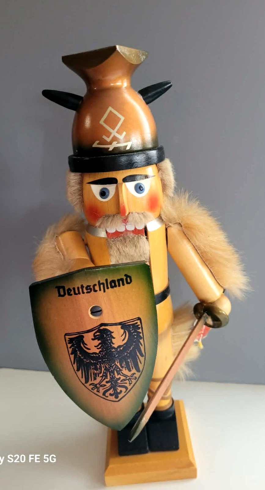 Vintage - Steinbach 15" Hermann the Cheruscan - German Nutcracker