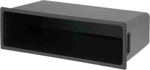 Car Radio Stereo Double Din Cubby Blank Aperture Blank Off Trim Plate Single Din