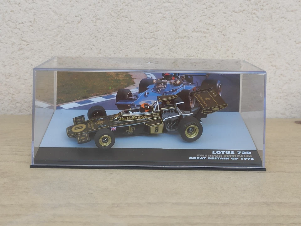 Lotus 72D 1972 Emerson Fittipaldi John Player Special Modellino Formula 1 1/43 - Immagine 2 di 4