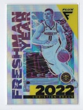22-23 Flux Freshman Year Silver Christan Braun RC Rookie
